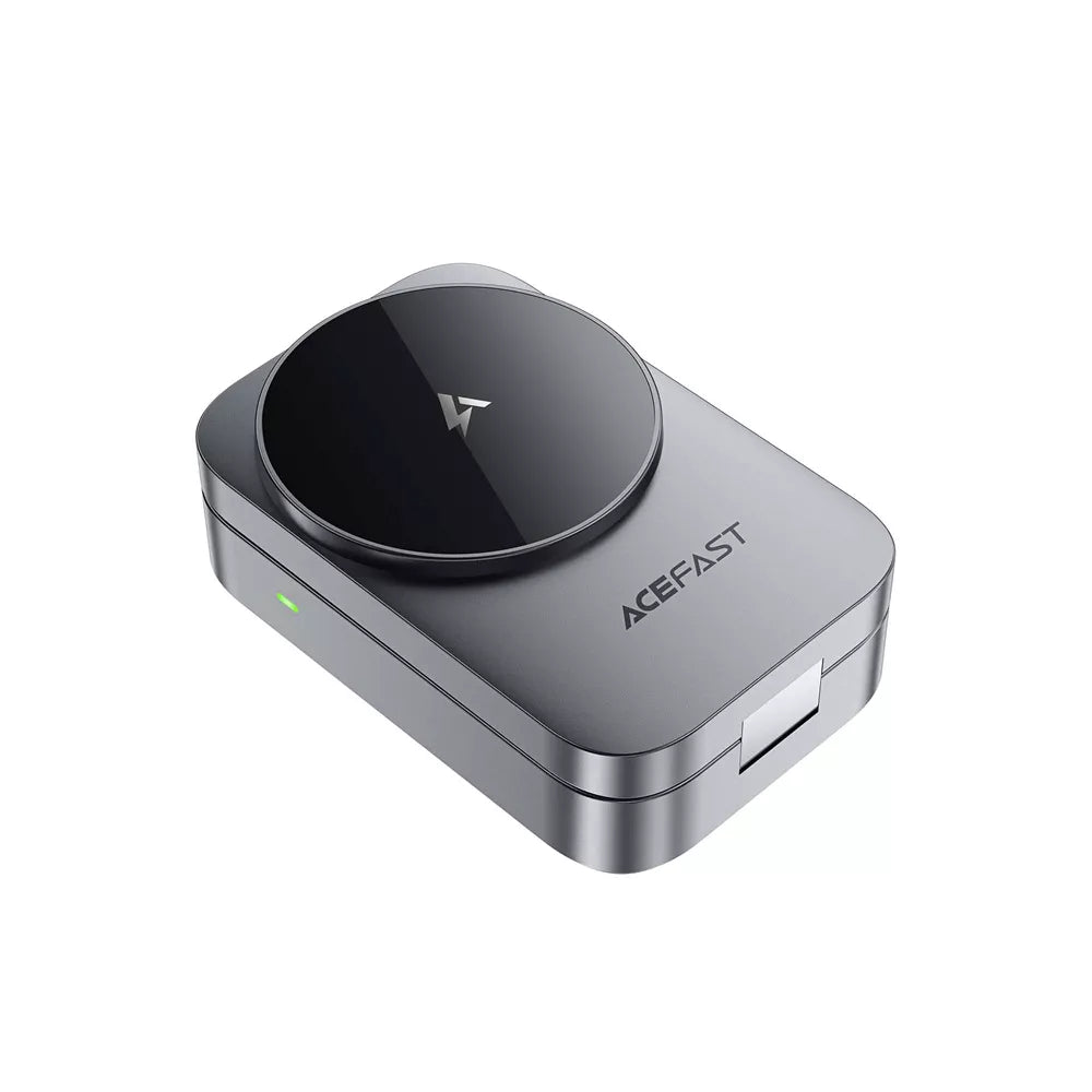 Acefast - 22.5W MagSafe Wireless Magnetic Charging Station for Apple iPhone, Airpods & Watch - Grey