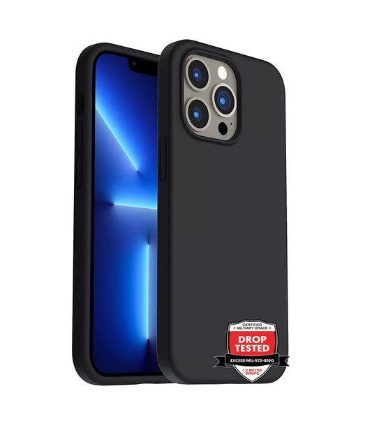 Xquisite Silicone Case for iPhone 13 Pro Max - Black