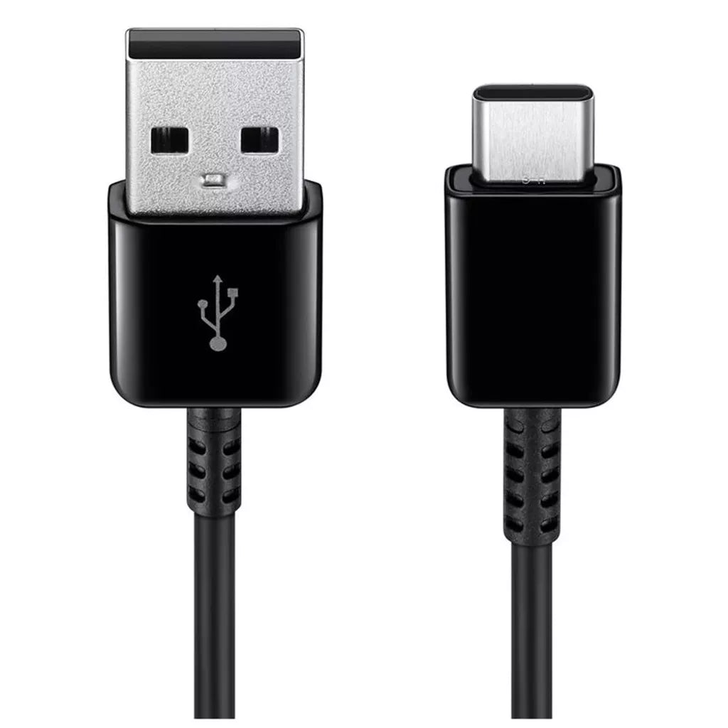 Samsung - 1.5m (3A) USB to USB-C Data Cable - Black