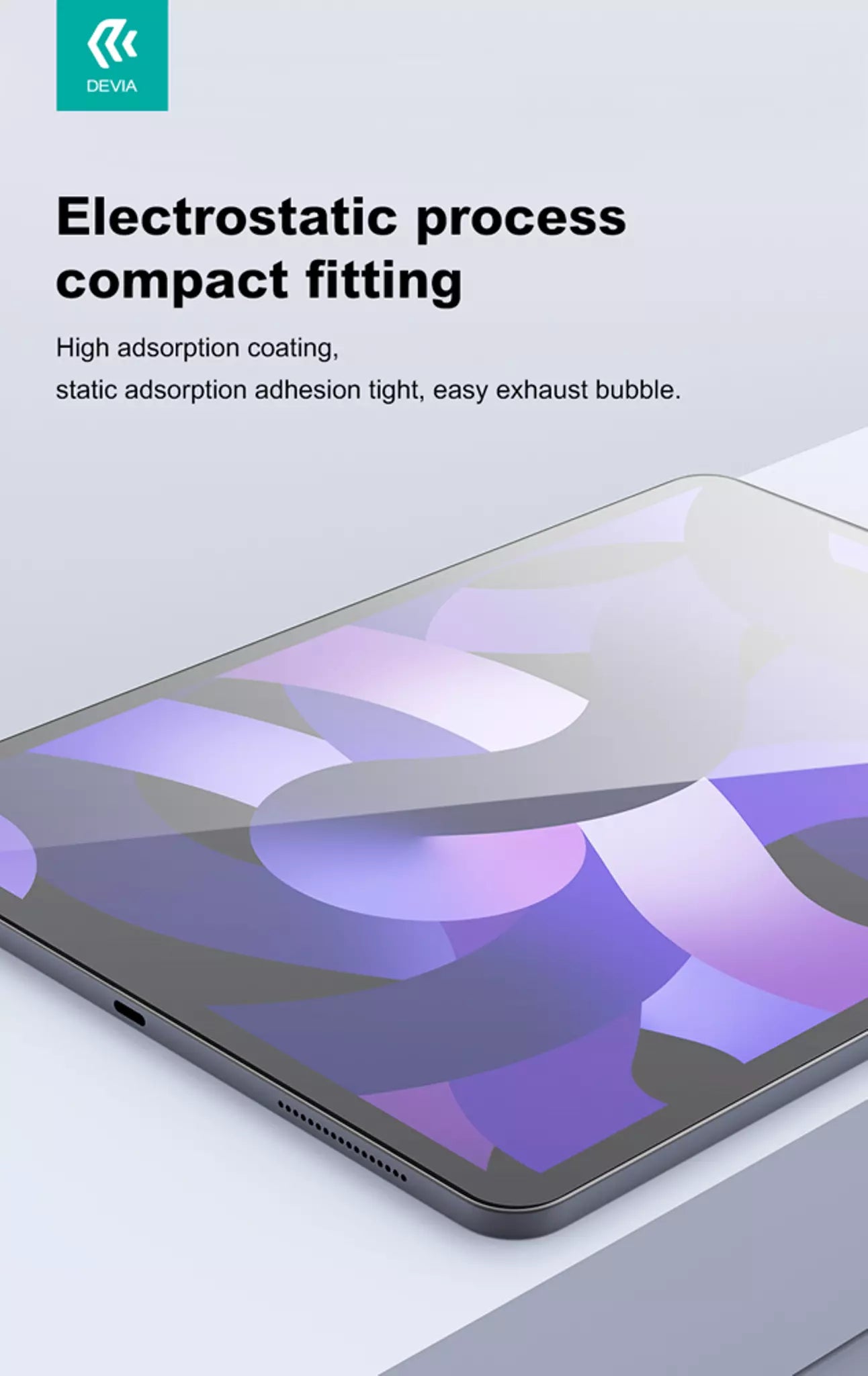 Devia - Tempered Glass - iPad 10.2 (2019), iPad 10.2 (2020) & iPad 10.2 (2021)