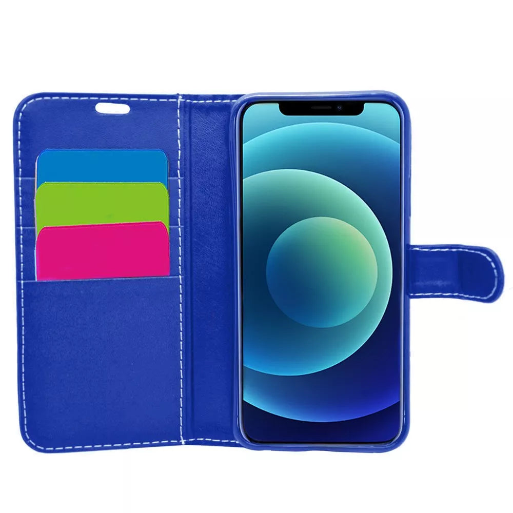 Wallet Case with Card holder for iPhone 12 - Various Colours