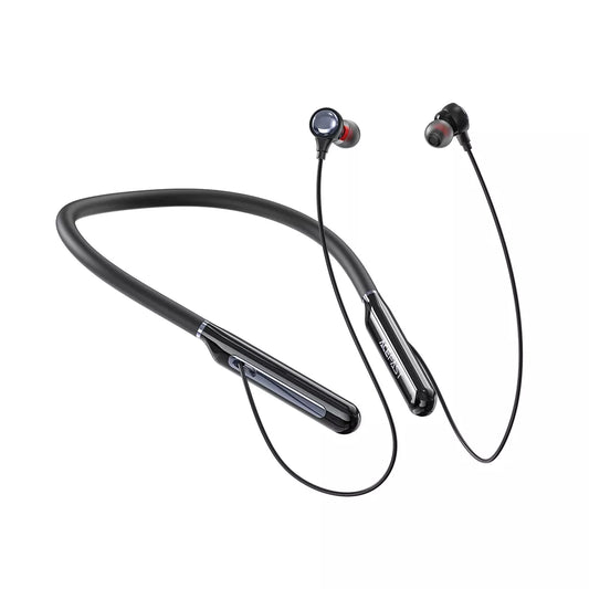 Acefast - Bluetooth Magnetic HD Earphones Silicone Neckband - Black