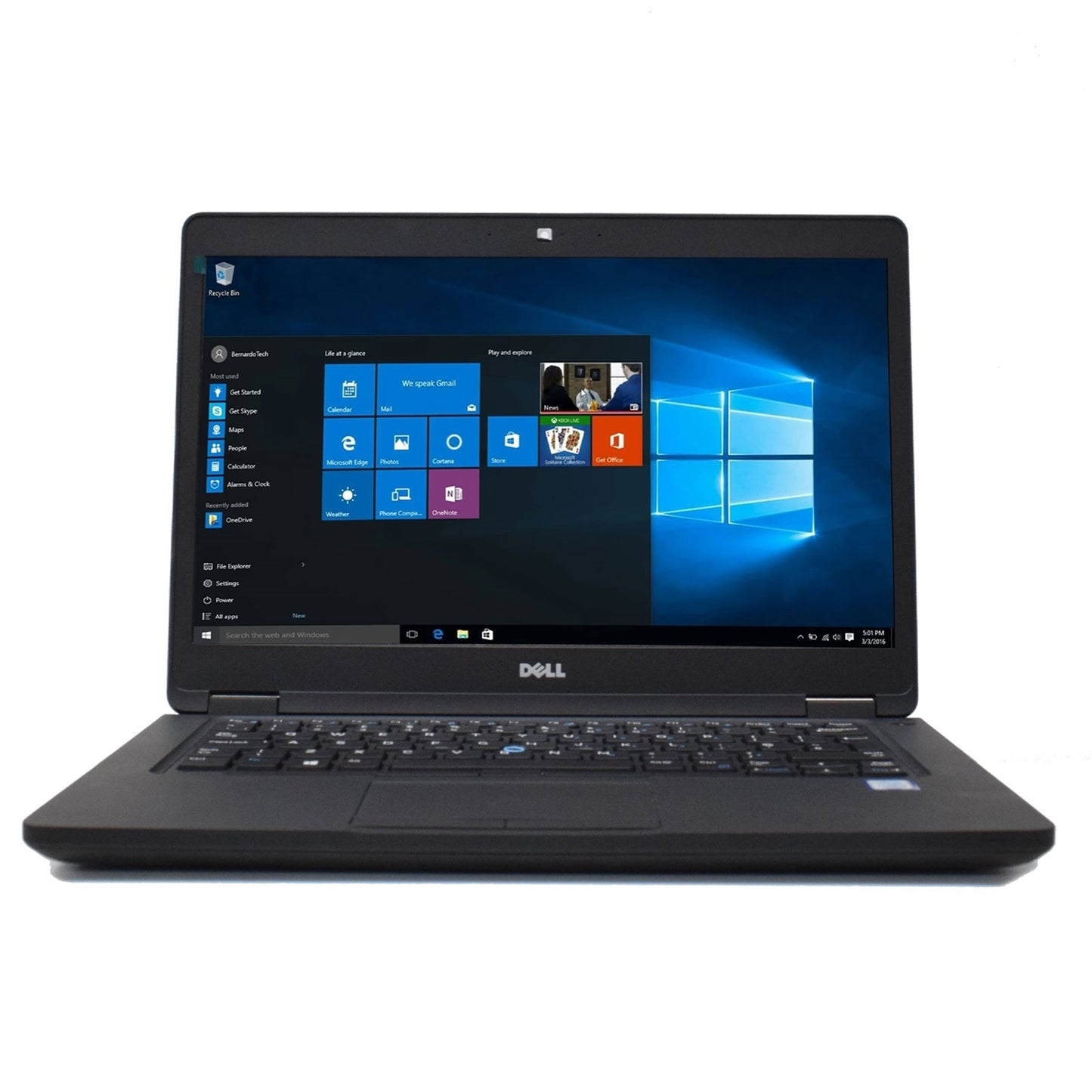 PREMIUM REFURBISHED Dell Latitude 5490 Intel Core i5-8350U 8th Gen Laptop, 14 Inch Full HD 1080p Screen, 16GB RAM, 256GB SSD, Windows 11 Pro