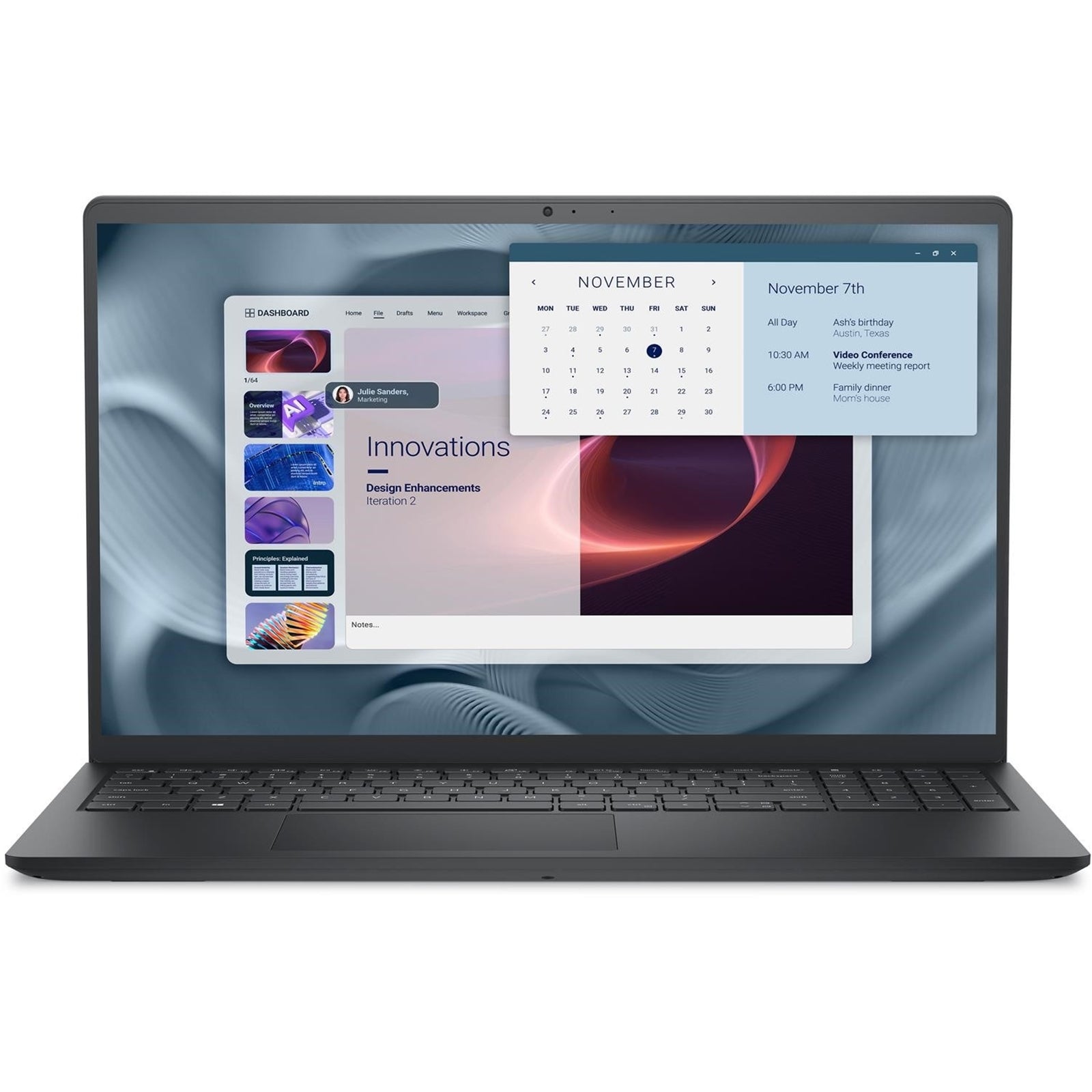 Dell Pro 15 Essential PV15250 T26H4 Laptop, 15.6 Inch Full HD Screen, Intel Core i5-1334U 13th Gen, 16GB RAM, 512GB SSD, Windows 11 Pro
