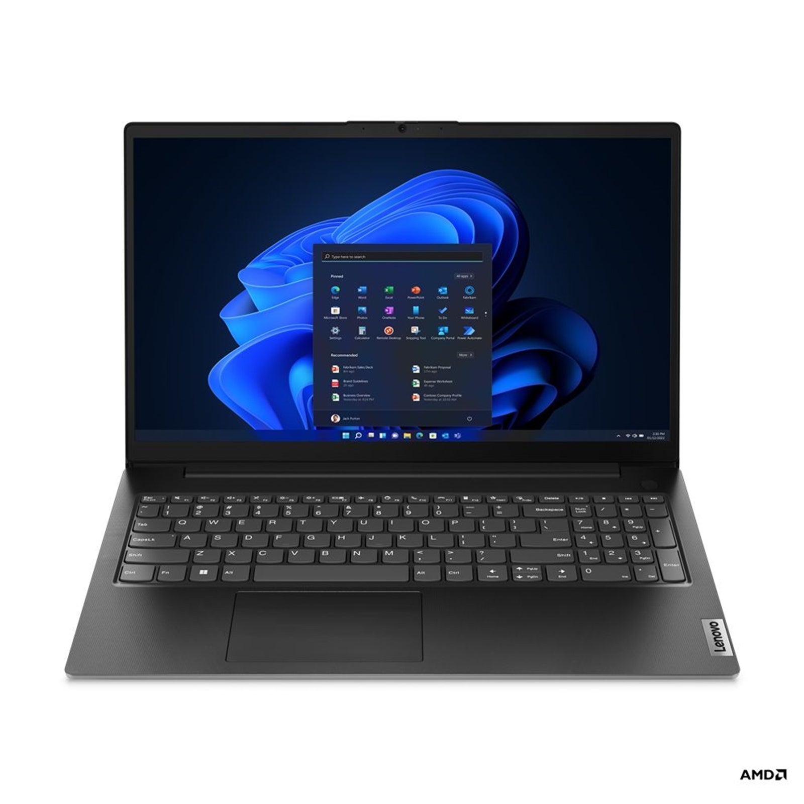 Lenovo V15 G4 AMN Laptop, 15.6 Inch Full HD 1080p Screen, AMD Ryzen 3 7320U 7th Gen, 8GB LPDDR5 RAM, 256GB SSD, AMD Radeon 610M Graphics, Windows 11 Pro