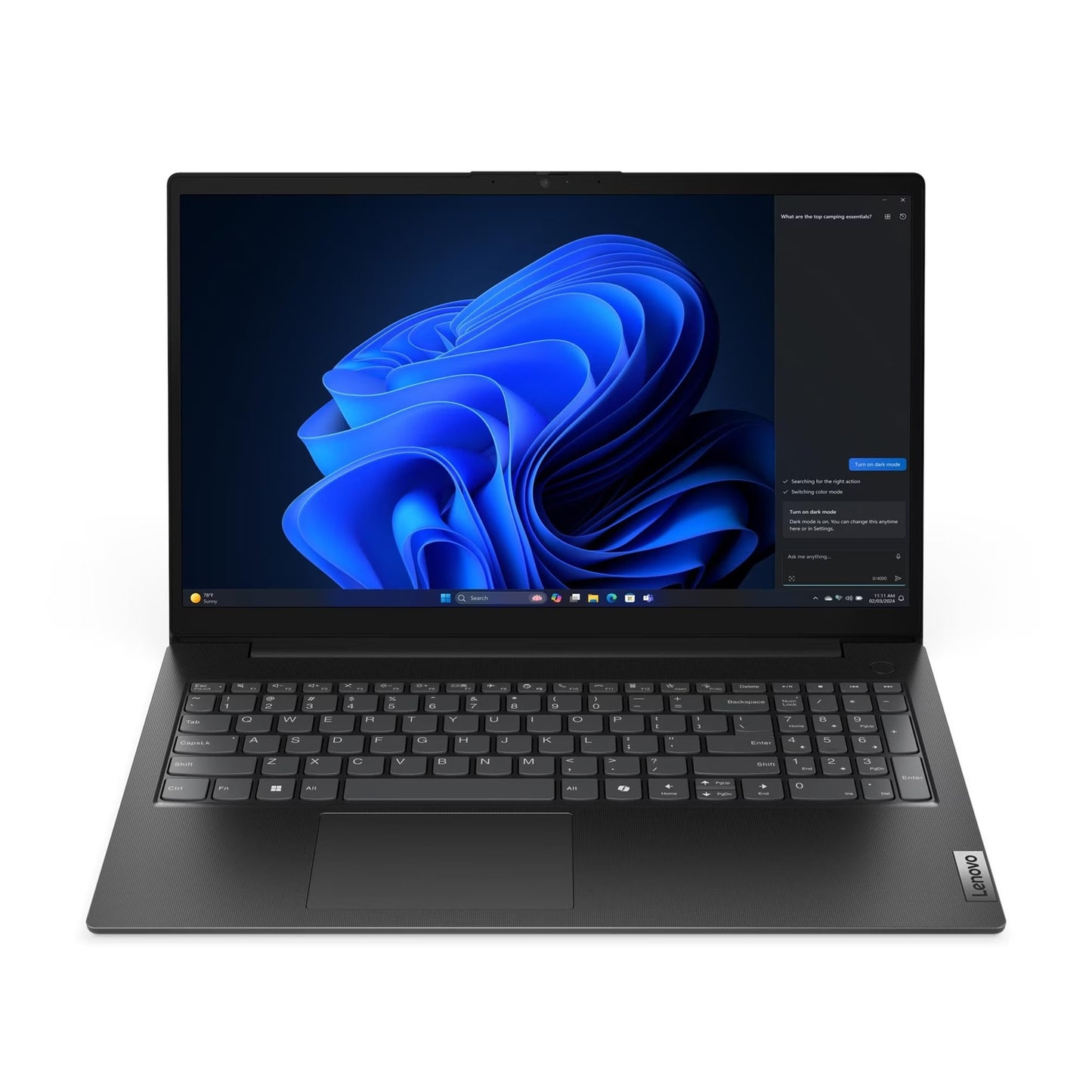 Lenovo V15 G4 83GW007JUK Laptop, 15.6 Inch Full HD 1080p Screen, Intel Core i5 13420H 13th Gen, 16GB DDR5 RAM, 512GB SSD, Intel UHD Graphics, Windows 11 Home