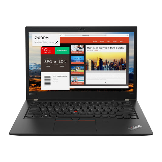 PREMIUM REFURBISHED Lenovo ThinkPad T480s Intel Core i7 8th Gen Laptop, 14 Inch Full HD 1080p Screen, 8GB RAM, 256GB SSD, Windows 11 Pro