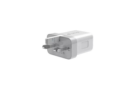 Devia - 30W Type C Power Delivery 3-Pin UK Charging Plug - White