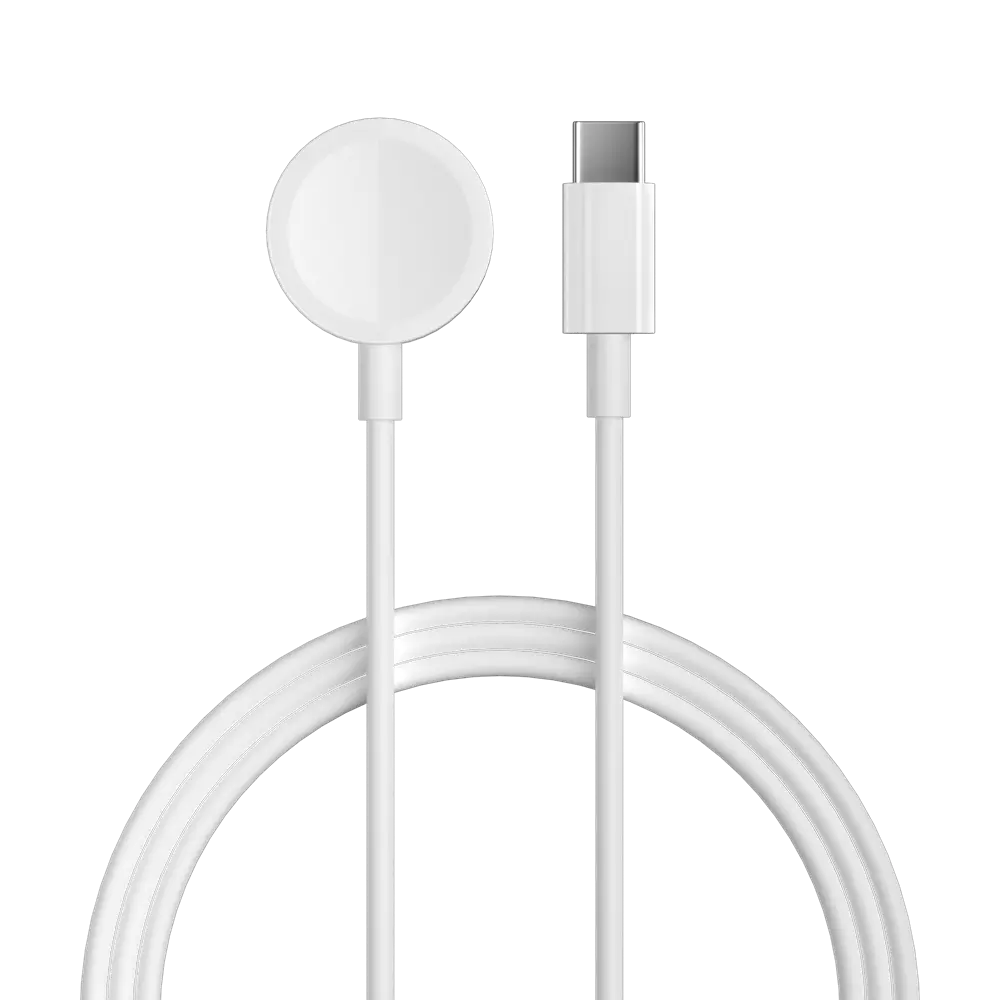 Devia - 1m (2.1A) Type C to Magnetic Cable for Apple Watch - White