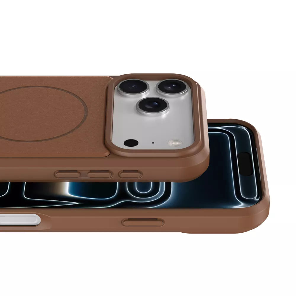 ProMag Leather for iPhone 18 Pro & 17 Pro - Brown