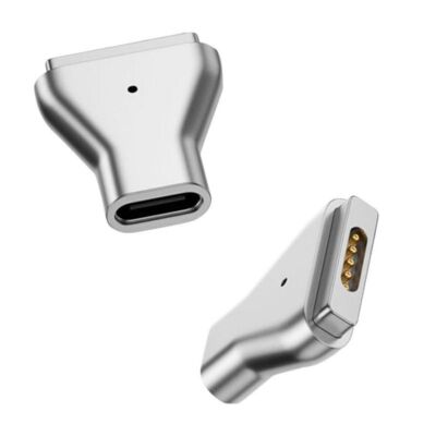 Type-C Female to MagSafe Magnetic USB PD 140W PD Fast Charging Adapter Connector Female to Magsafe for Macbook Air/Pro