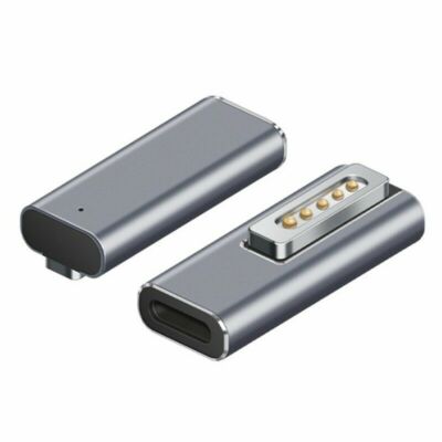 Type-C Female to MagSafe Magnetic USB PD 140W PD Fast Charging Adapter Connector Female to Magsafe for Macbook Air/Pro