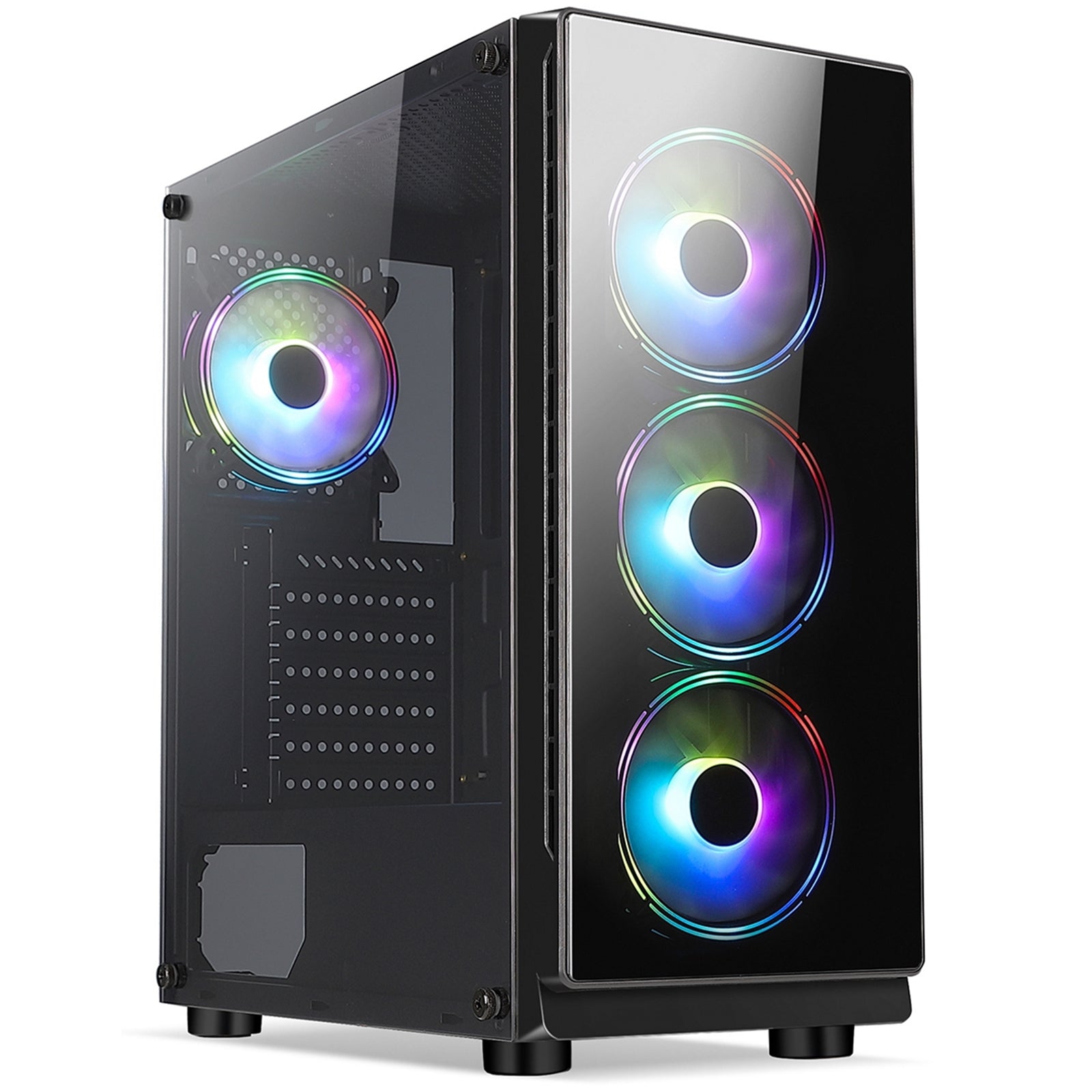 RGB Gaming Build - AMD Ryzen 5 8600G - 6 Core, 12 Thread, 4.35GHz Base (5.00GHz Boost), 16GB DDR5 RAM, 1TB NVMe, Radeon 760M FREE Keyboard & Mouse, - Pre-Built PC