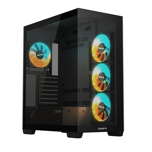 Gigabyte by LOGIX Panoramic AMD Ryzen 7 Tower Gaming PC with Nvidia RTX 4080 Graphics, 32GB DDR5 memory, 1TB PCIe Gen4 NVMe SSD, Aorus Liquid Cooling & Windows 11