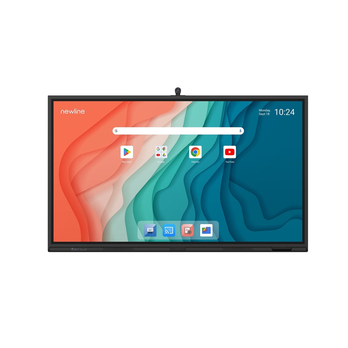 Newline TT-7523QCA+ 75" Elara Pro Android 13, Cast+, Interactive Touch Screen with Camera