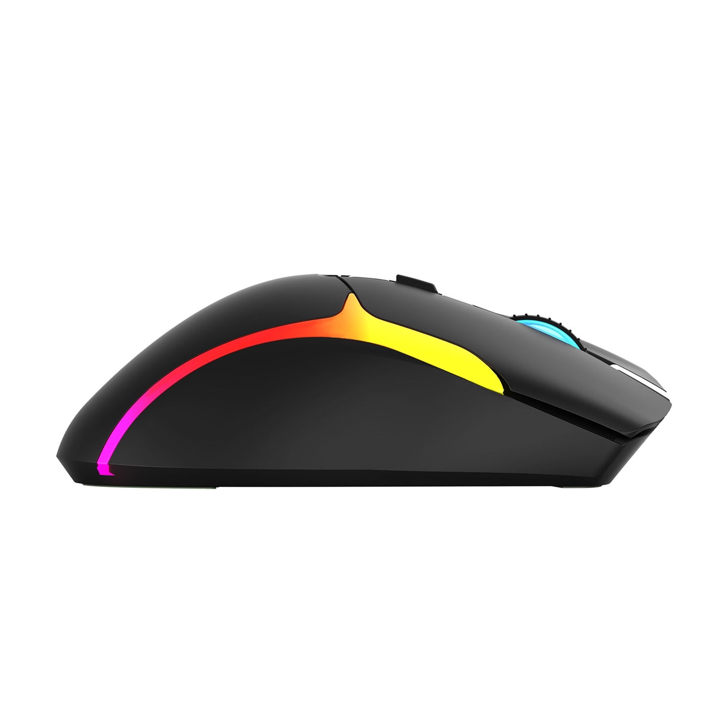 Marvo Scorpion M729W Wireless Gaming Mouse, Rechargeable, RGB with 7 Lighting Modes, 6 adjustable levels up to 4800 dpi, Gaming Grade Optical Sensor with 7 Buttons, Black