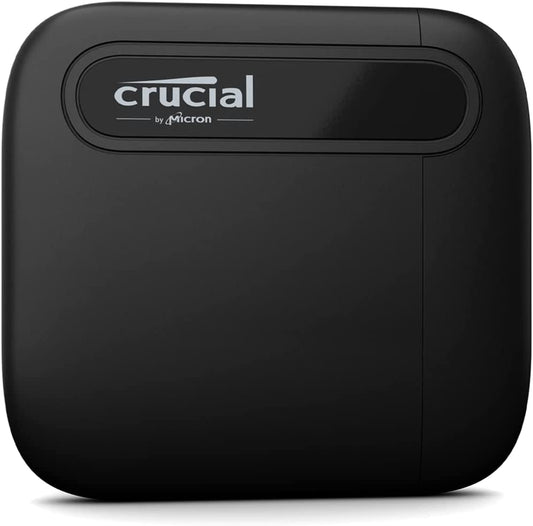 Crucial X6 1TB Portable SSD - Up to 800MB/s - PC and Mac - USB 3.2 USB-C External Solid State Drive