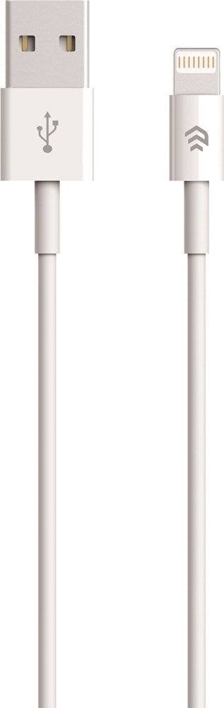 2m (2.1A) USB to Non-MFi Lightning Cables - White - Devia