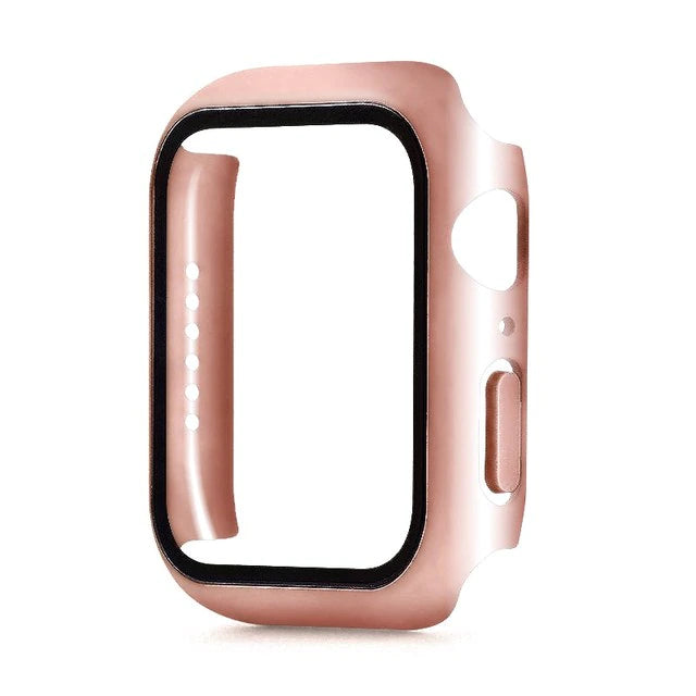 Apple Watch series 1, 2 & 3 42mm Watch tempered glass 360 protector case