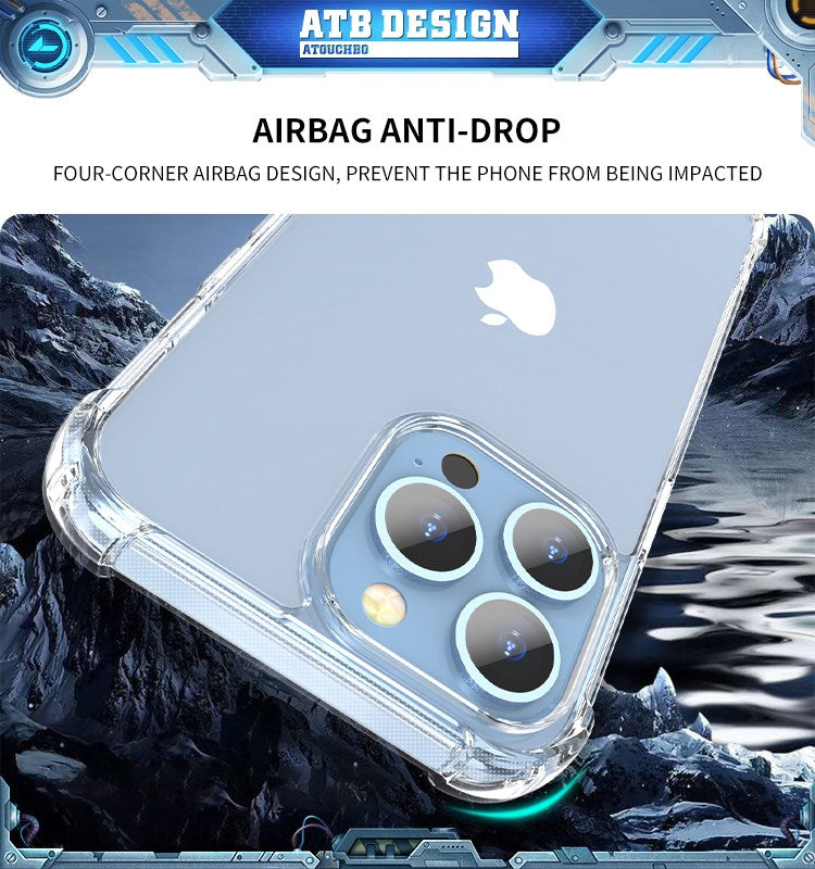 King Kong - Anti Burst Shockproof Case For iPhone 14 - Clear
