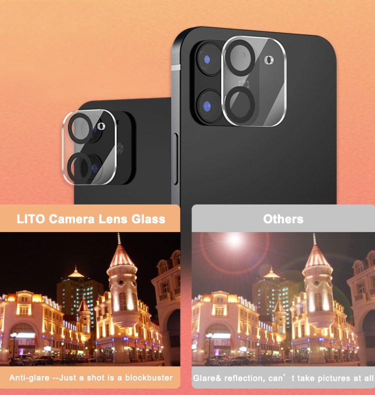 Lito - Camera Lens Glass cover for iPhone 12 Pro Max