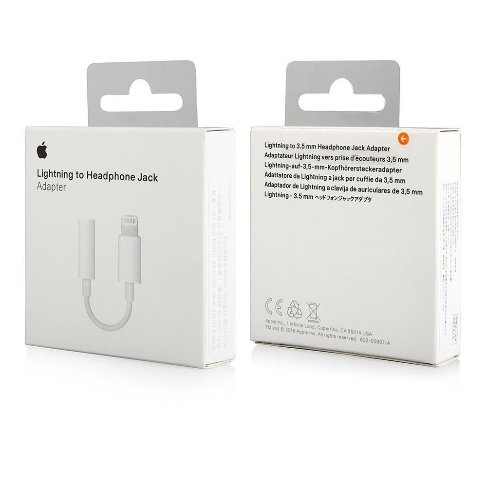 Genuine Apple - Lightning to 3.5mm Headphone Jack Adapter