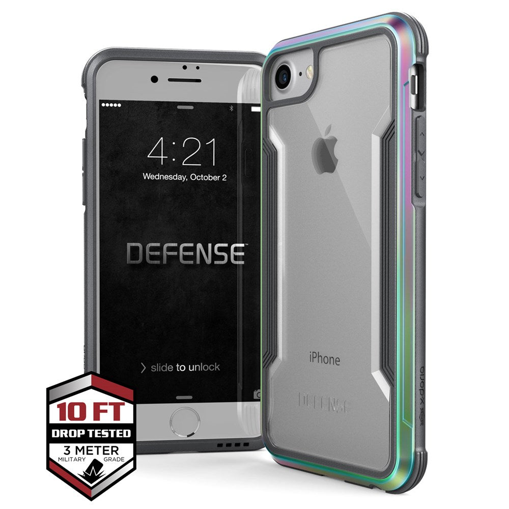 Raptic - Shield Pro - 3m drop tested military grade Case for iPhone 7, 8, SE 2 - IRIDESCENT