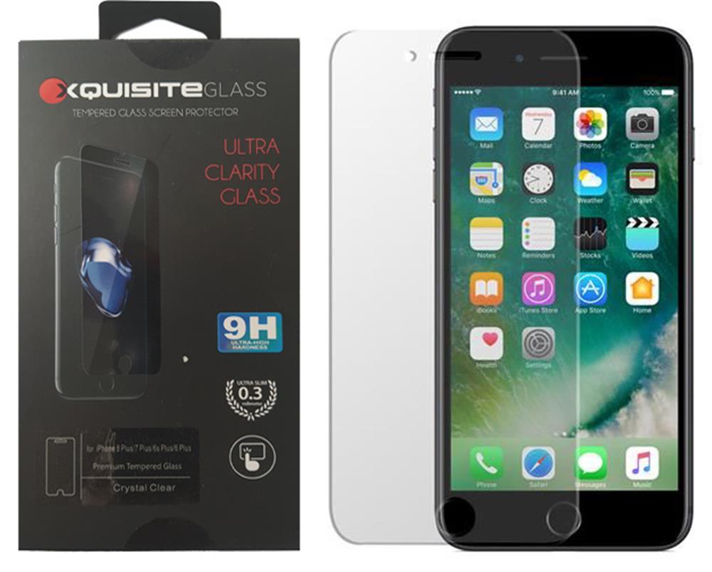 Xquisite 2D Tempered Glass - iPhone 8 Plus, 7 Plus, 6S Plus, 6 Plus - Clear