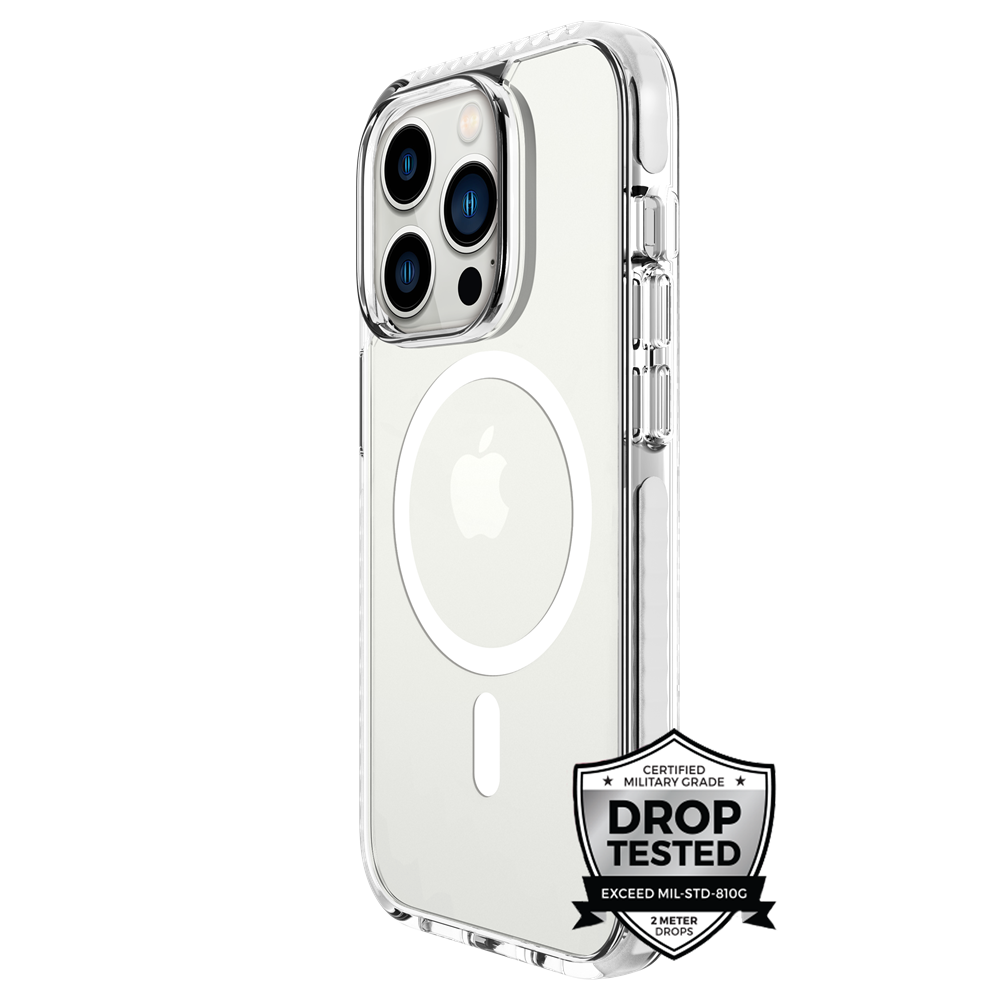 Prodigee - Magneteek for iPhone 14 Pro - White Magsafe Case