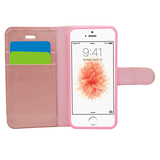 Xquisite Case - Wallet for iPhone 5/5S/SE - Rose Gold