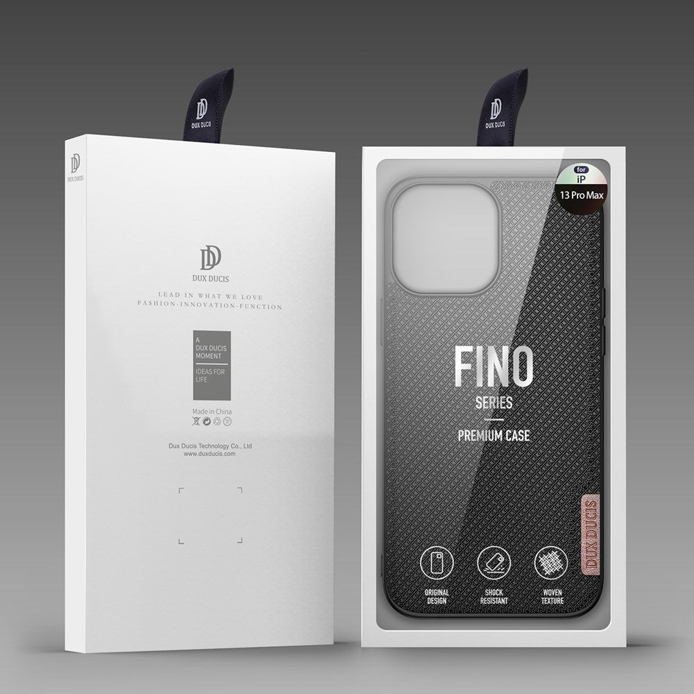 Dux Ducis - Fino Woven for iPhone 14 Pro Max - Black