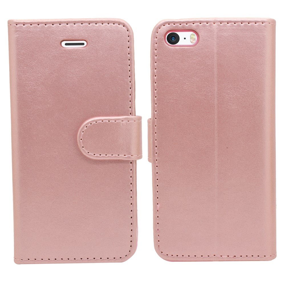 Xquisite Case - Wallet for iPhone 5/5S/SE - Rose Gold