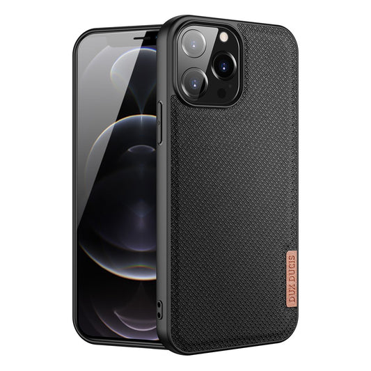 Dux Ducis - Fino Woven for iPhone 14 Pro Max - Black