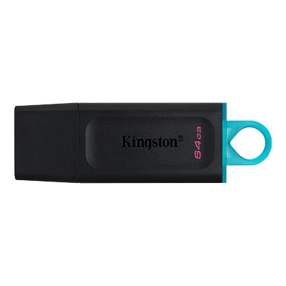 Kingston DataTraveler Exodia 64GB USB 3.2 Blk/Cyan USB Flash Drive