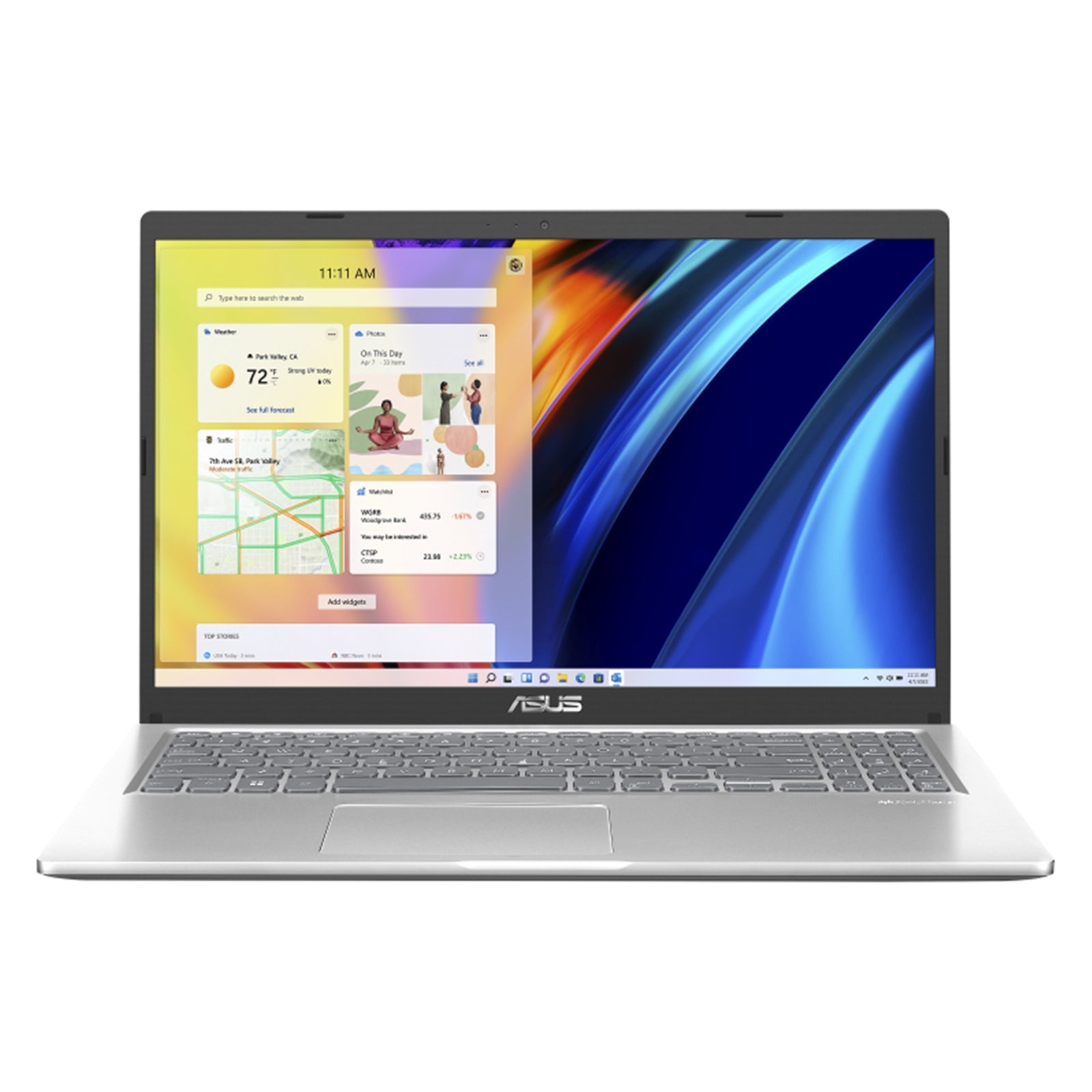 ASUS Vivobook 15 X1500EA-BQ2734W Laptop, 15.6 Inch Full HD Screen, Intel Core i5-1135G7 11th Gen Processor, 8GB RAM, 512GB SSD, Windows 11 Home