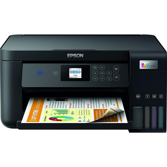 Epson EcoTank C11CJ63401 ET-2850 Inkjet Printer, Colour, Wireless, All-in-One, A4, 3.7cm LCD Screen